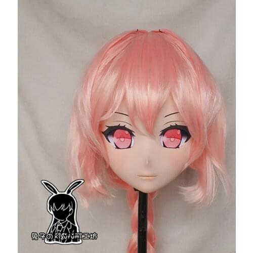 RB653)Quality Handmade Female/Girl Resin 3/4 Head Japanese Anime Cartoon Character Cosplay HAK FOO Kigurumi Mask