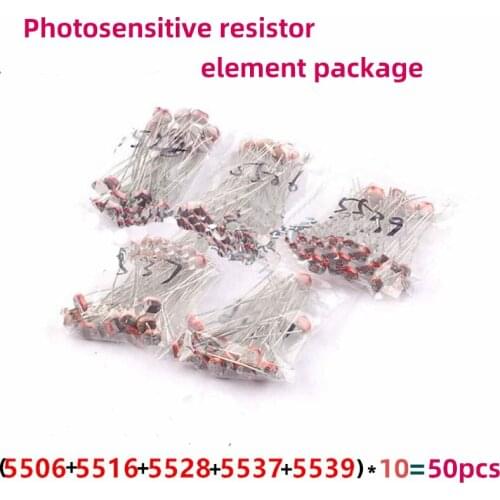 Photosensitive resistance package switch sensor 5506 5516 5528 5537 5539 5 kinds, 10 for each