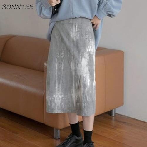 A-line Skirts Womens Stylish Daily Creativity High Waist Loose Leisure Autumn Korean Version All-match Chic Streetwear Elegant