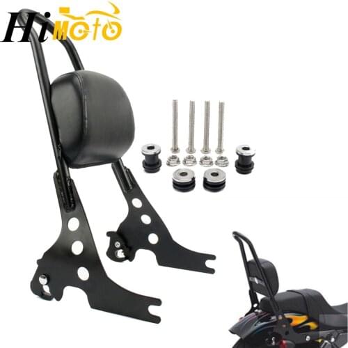 Rear Passenger Backrest Sissy Bar Detachable Docking Hardware Kit For Harley Sportster 883 1200 XL1200 XL883 2004 2005 2006-2017