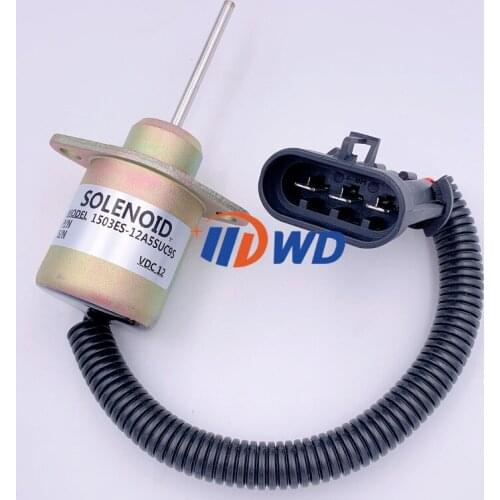 SA-4298-T 1503ES-12A5SUC9S 12V 3 terminals Stop Solenoid for Kubota 1500 Series and Thermo King