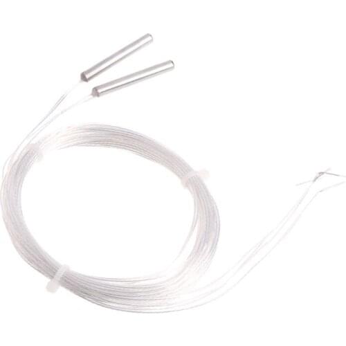 2Pcs/Set 2m PT1000 Probe 4mm*30mm RTD Platinum Resistance Sensor 2 Wires Thermocouple