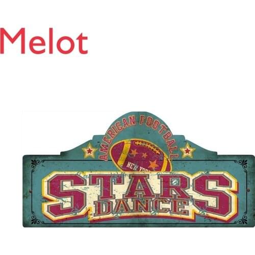 American Retro Personalized Wooden Hanging Painting Home Milk Tea Shop Background Wall Decoration Decorative Mural Pendant