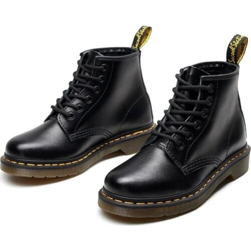 British Retro Womens Boots Male Fashion Womens Martin Boots Fashion Unisex Men Motorcycle Boots Leather Womens Work Boots
