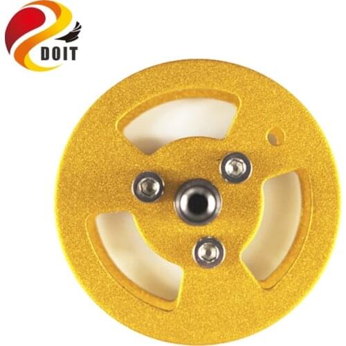 Aluminum Alloy All-metal Caterpillar Bearing Wheels Roller Tank Bear Tyre Tire Track Crawler Caterpillar Chassis Toy parts