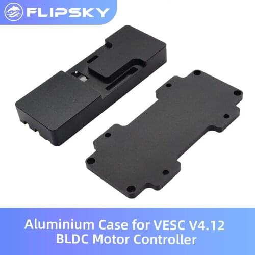 E-Ska8 Aluminium Case for VESC V4.12 BLDC Motor Controller ESC Board Protection Case Flipsky