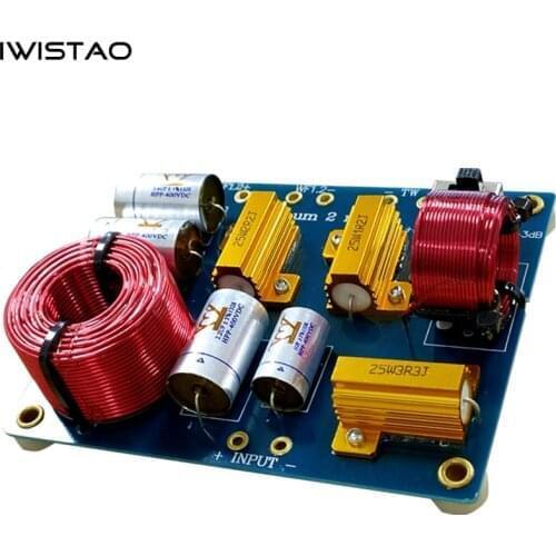 IWISTAO 2 Way Crossover Max Power 350W Crossover-point 2.8 KHz 4-8ohm Speakers Unit HIFI Audio