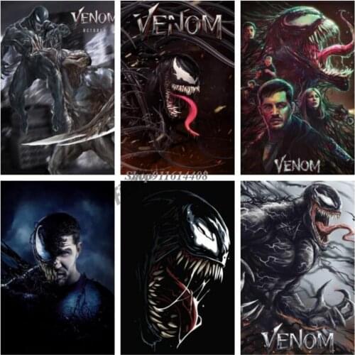 Marvel Superhero Canvas Painting Venom Deadly Guardian Movie Wall Art Pictures Poster and Prints Room Wall Decoration Home Decor
