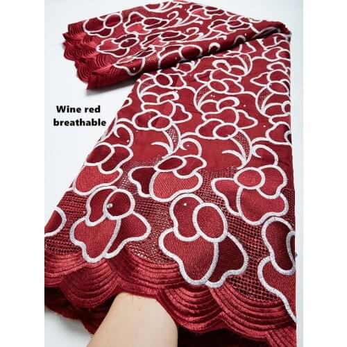 2021 High Quality African Lace Fabric Swiss Cotton Lace Fabric Nigerian Lace Fabrics Swiss Voile Lace In Switzerland For Dress