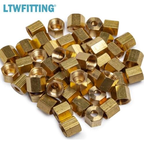 LTWFITTING 3/16" Brass Compression Nut,BRASS COMPRESSION FITTING
