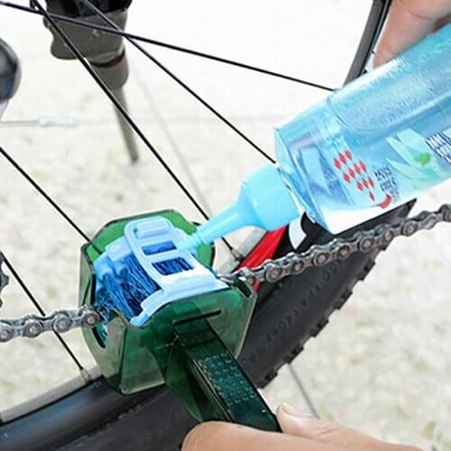 Cycling MTB Bike Bicycle Chain Cleaner Multi Tool Set Flywheel Clean Wash Kit Cassette Quick Clean Tool Brushes Scrubber box