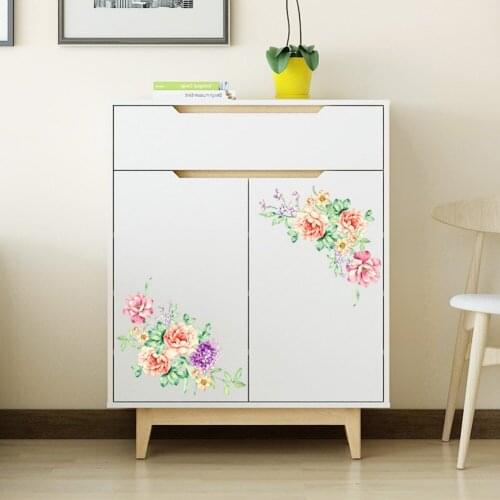 Flower Bathroom Wall sticker Stickers Toilet living room modern home Decoration wall decor For Fridge Kitchen Decorative Poster