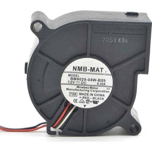 New original BM6025-04W-B59 12V0.32A 6025 centrifugal fan turbine blower