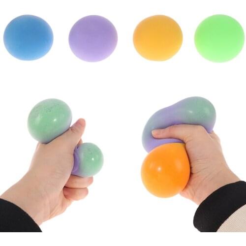 New Soft Stress Relief Dough Balls Colors Changing Stress Ball For Kids And Adults