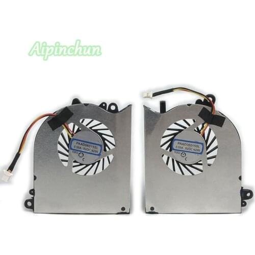 New Laptop CPU GPU Cooler OEM Fan For MSI GS60 paad06015sl Laptop CPU / Graphics Card Cooling Fan