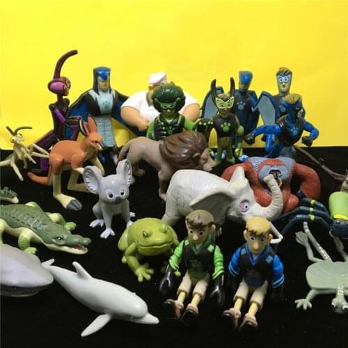 Origina Wild Kratts Animals Brother Koala bat lizard whale dolphin zebra Orangutan chameleon lion figures toys model kids gifts