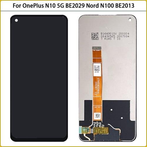 Original 6.49 " New For OnePlus N10 5G BE2029 Nord N100 BE2013 BE2015 LCD Display Touch Screen Digitizer Assembly Replacement
