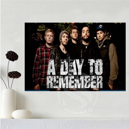 Custom canvas pierce the veil poster home decoration cloth fabric wall poster print Silk Fabric Print Free Shipping SQ0619