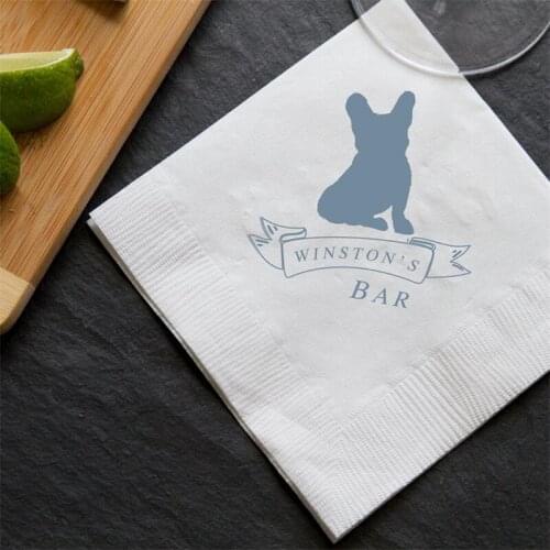 Personalized Wedding Napkins Cocktail Bar , Rehearsal Dinner, Engagement Party, Custom Bar Napkins, Custom Wedding Napkins