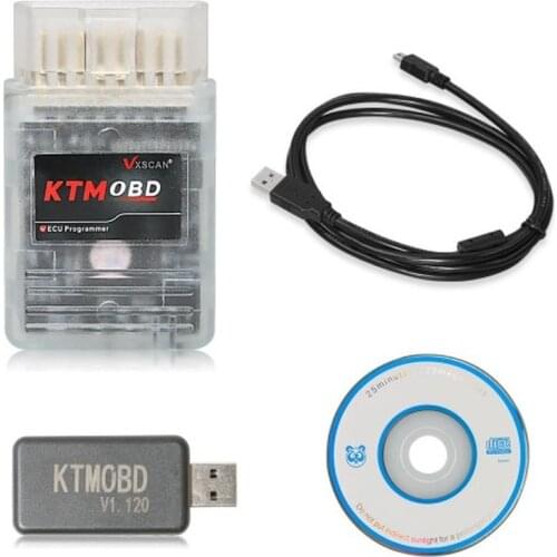 KTMOBD V1.20 ECU Programmer Gearbox Power Upgrade Tool For Honda Toyota Hyundai KIA Ford Volkswagen ECUs Read Write