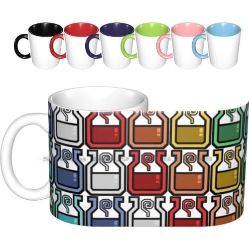 Monster Hunter Potion Rainbow Ceramic Mugs Coffee Cups Milk Tea Mug Mhgen Monster Hunter Monsterhunter Generations Xx Double
