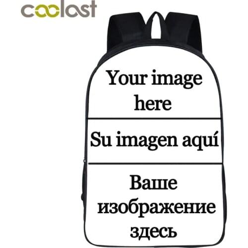 Customize the Image Backpack for Teenagers School Bags Big Red Lips Punk style Large capacity portable Rucksack Skull Bagpack