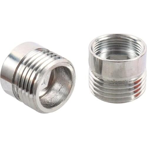 Stainless Steel GM18 Female to G1/2" Male Connector Inner And Outer Wire Series Coupling Garden Irrigation Thread Adapter 2pcs