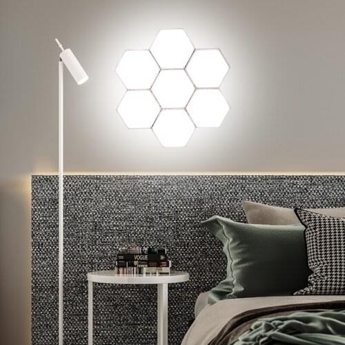 Modern LED Night Lights Quantum Modular Touch Light for Bed Room Sensor Lamps Lighting Night Light Magnetic Bedside Decoration