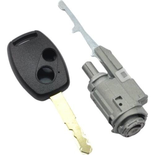 IGNITION SWITCH LOCK BARREL WITH ONE 2-BUTTON KEY FOR HONDA & ACURA 2003-2015