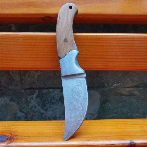 Titanium Coating 7Cr13Mov Steel Blade Survivor Military Fixed Blade Knife Hot Tactical Camping Survival Hunting Pocket Knives