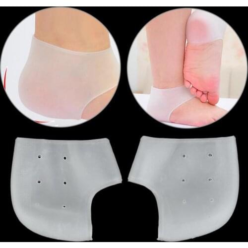Heel Protector Sleeve Heel Spur Pad for Relief Plantar Fasciitis Heel Pain Reduce Pressure on Heel Foot Care Cushion