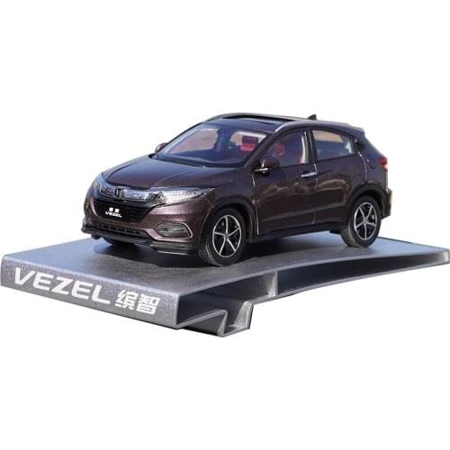 1:18 Scale 2019 HONDA VEZEL Alloy Simulation Car Model Metal Diecast Toy Alloy Vehicle for Collection Gift Souvenir Display