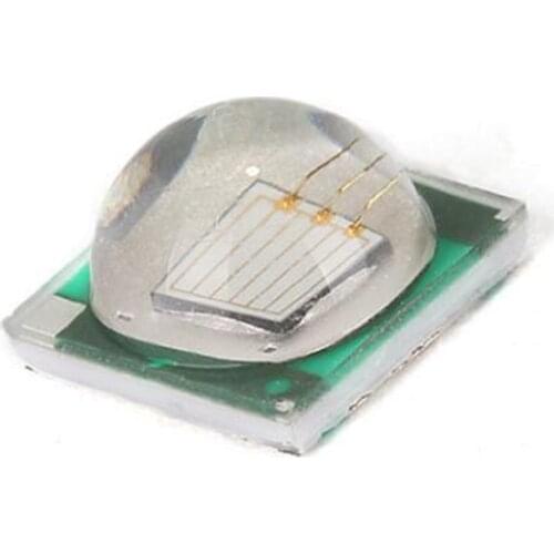 100pcs 6W LED SMD5050 chip XML T6 blue455-465nm high power bead flashlight/car/bicycle/headlight Ceramic substrate free shipping