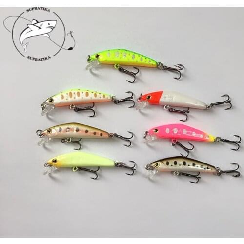 3.8cm/6g Artificial Small Minnow Plastic Hard Bait With Treble Hook Swimbait 3D Simulation Eyes Bionic High Quality Bait Fishing