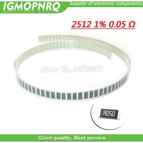 50PCS 2512 SMD Resistor 1% 1W 0.05R 0.05 ohm 50mR R050 IGMOPNRQ