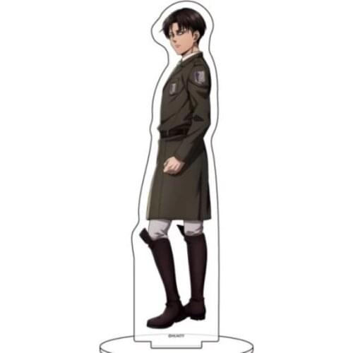 Anime Attack on Titan Armin Arlert Erwin Smith Levi·Ackerman Mikasa Cosplay Acrylic Figure Stand Display Model Plate Decor Gift