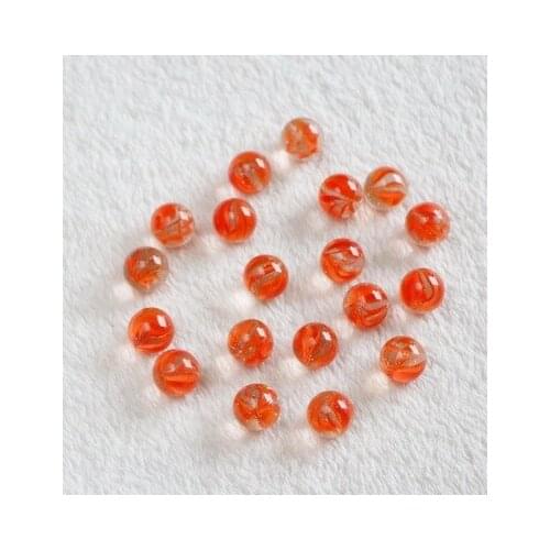 Free shipping 80pcs/lot Rare red glass beads 14 mm ball vase decoration decorative glass ball marbles