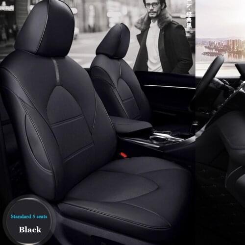 Car Special Car Seat Covers For Select Toyota Avalon 2019 2020 with Faux waterproof Leather Fashion Styling Accessories Cover