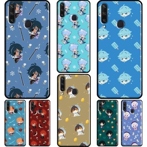 Genshin Impact Phone Case For Huawei Y9 Y7 Y6 Y5 2019 2017 Prime 2018 Y7A Y5P Y6P 2020 Nova 5T Cover