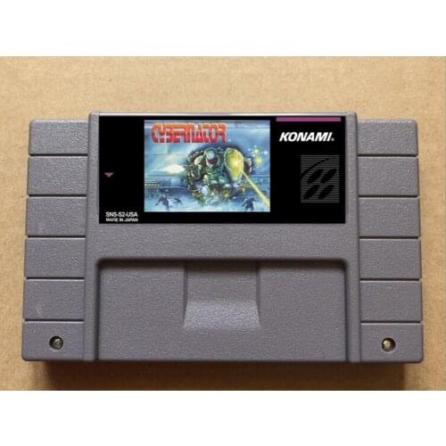 Cybernator USA-NTSC version 16 bit 46 pins video games