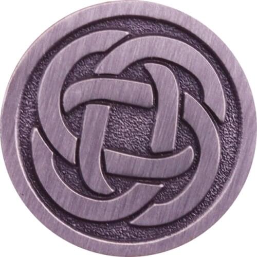 Irish knot brooch antique metal badge vintage amulet brooch good luck jewelry