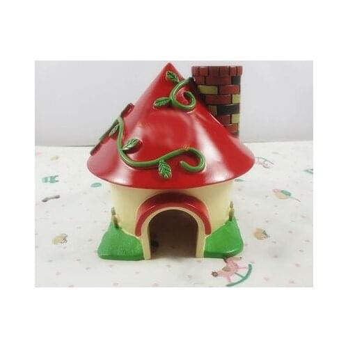Resin warm chimney Hut bottomless hamster hamster Bear In-Laws Cottage Hut