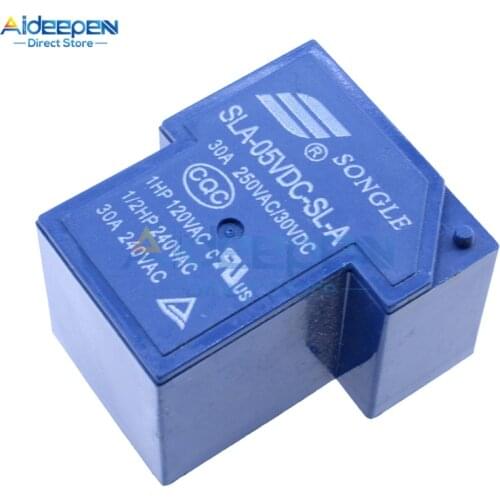 Power Relay SLA-5VDC-SL-C SLA-12VDC-SL-C SLA-24VDC-SL-C 5V 12V 24V 30A 4Pins 5Pins 6Pins Relay
