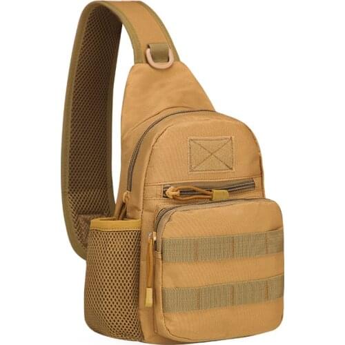New mens cycling outdoor sports bag, convenient diagonal hanging casual shoulder bag, tactical camouflage chest bag