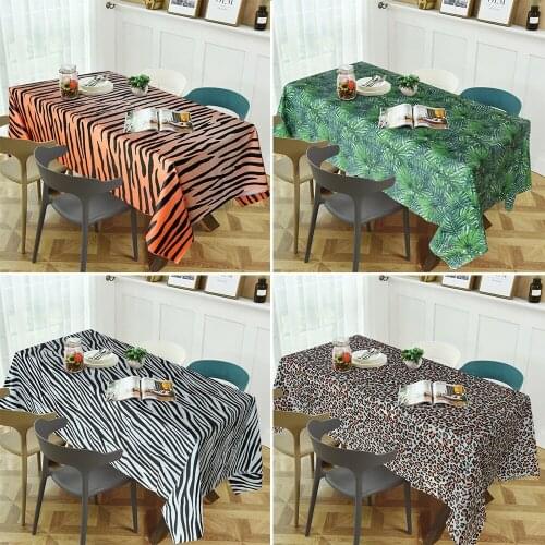 Birthday Party Tablecloth Animal Motif Tablecloth Disposable Tablecloths Venue Layout Props Tablecloth