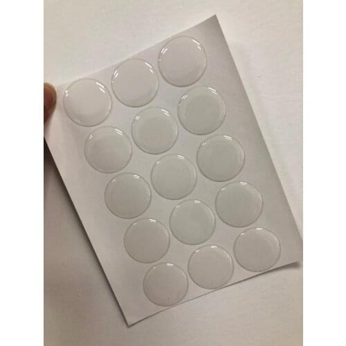 Wholesale 42MM 3D Clear Epoxy Stickers Circles Dome Adhesive Stickers Domed Cups For DIY Jewelry Making