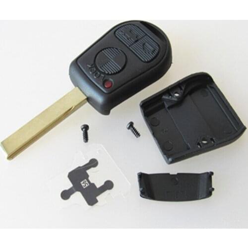 Blank Key Remote Shell 3 Botton Replacement For BMW M3 E46 318ti 328is 540i 740i 750iL 528i 840Ci 850C With Plastic Mat