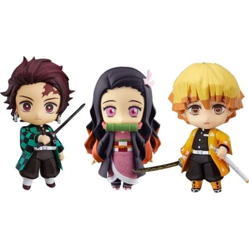 Q Clay 1334# 1193# 1194# Demon Slayer Kimetsu no Yaiba PVC Action Figure Model Japanese Anime Toys Collectible Toy Doll Gifts
