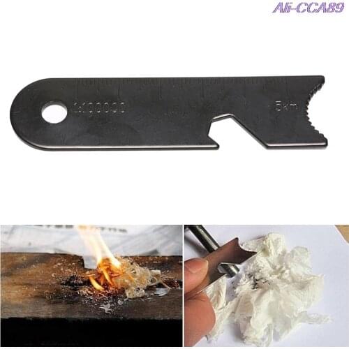 Survival Flint Scraper Square Type Outdoor Survival Tool Outdoor Camping Hiking