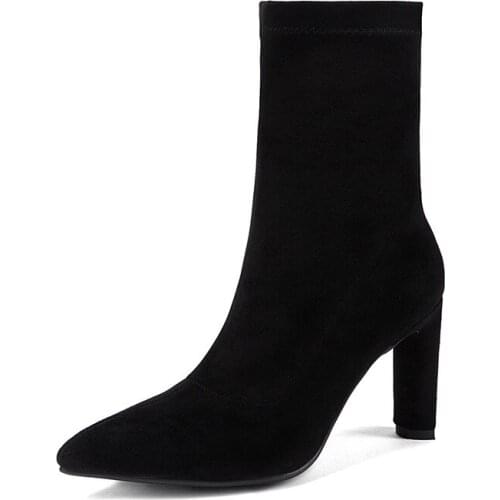 The wind in the winter of 2018 new products with high point size code 33 - barrel female boots tide of 42, 181029